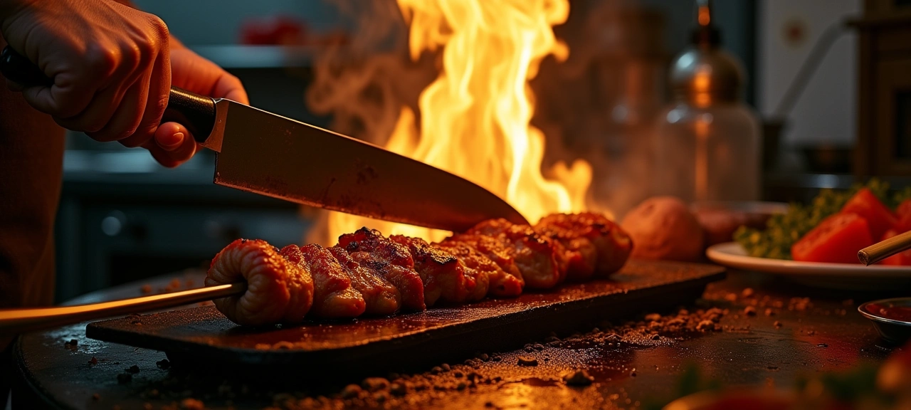 Kömürde Döner Kebabı